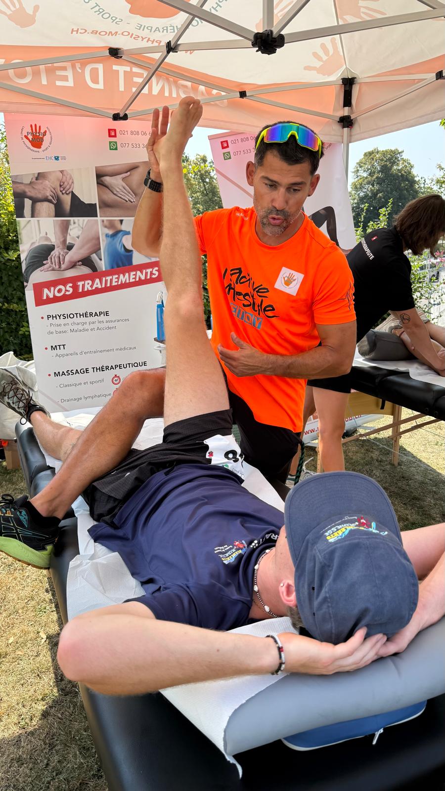 Soins Pilates clinique au stand PhysioMob