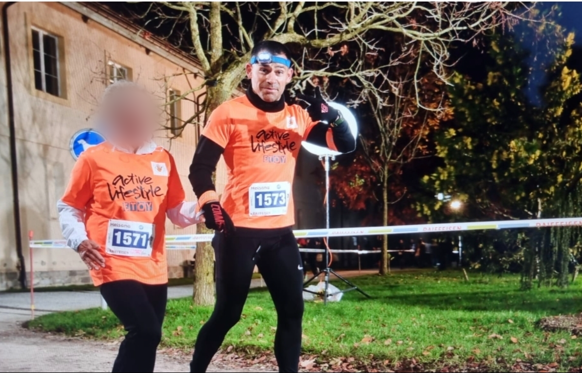 Coureurs Active Lifestyle Etoy sur le parcours de la Night Run de Morges