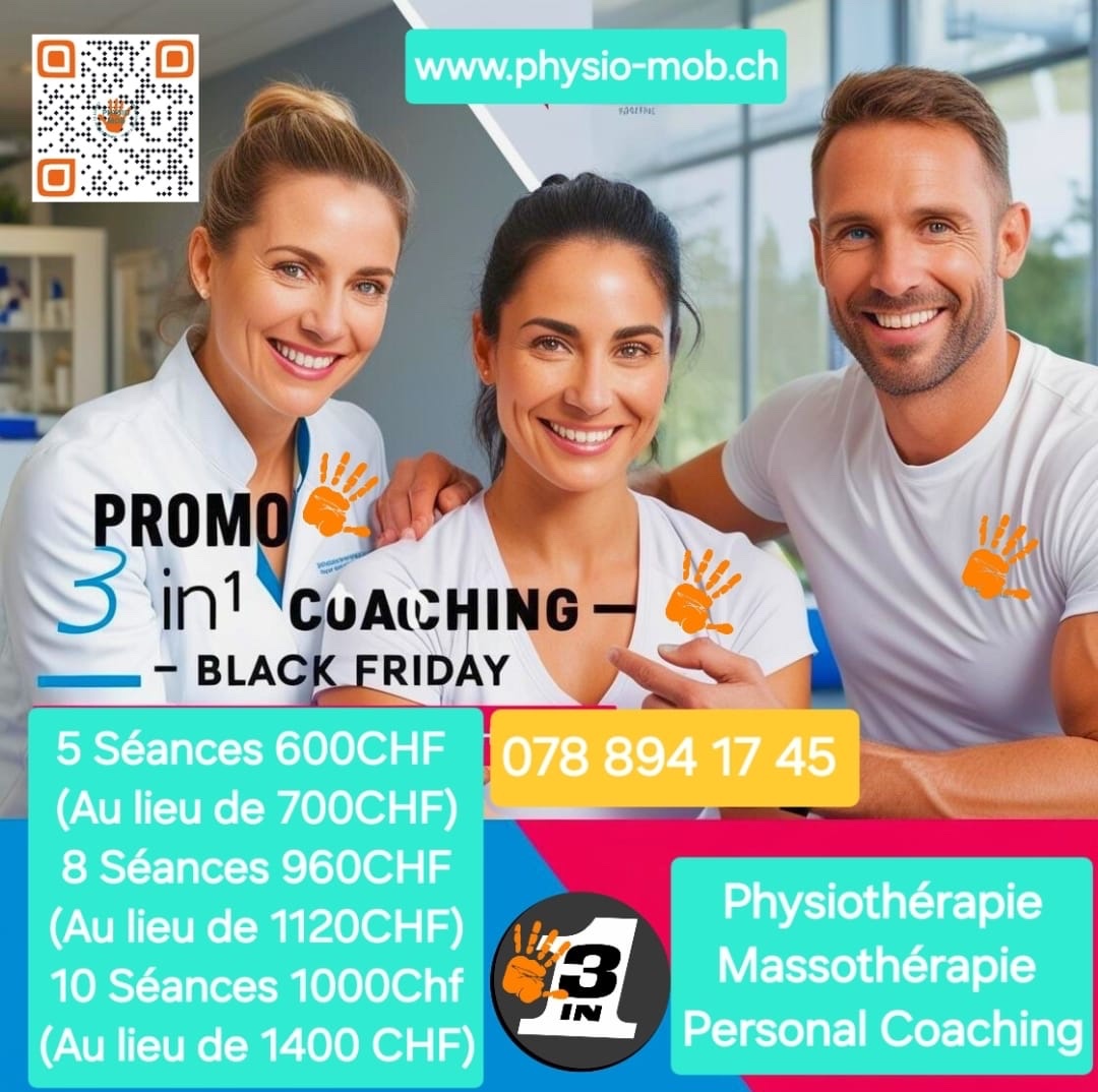 🎄 Offrez le cadeau de la santé avec Physio Mob Sport & Réhabilitation 🎁